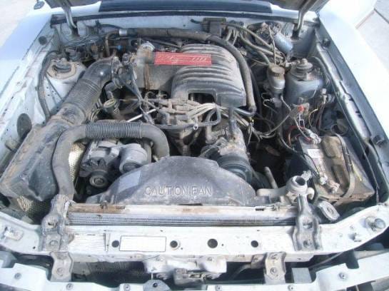 87-93 Ford Mustang Hatchback 5 Manual - White thumbnail 4