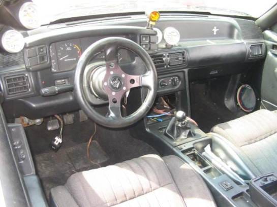 87-93 Ford Mustang Hatchback 5 Manual - Red thumbnail 2