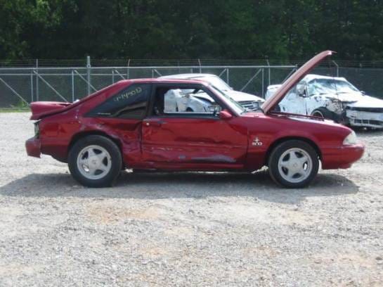 87-93 Ford Mustang Hatchback 5 Manual - Red thumbnail 4