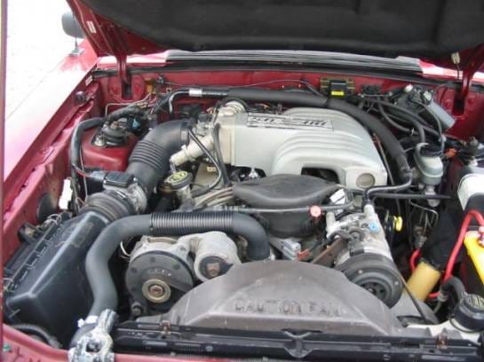 87-93 Ford Mustang Convertible 5 Automatic - Red thumbnail 4