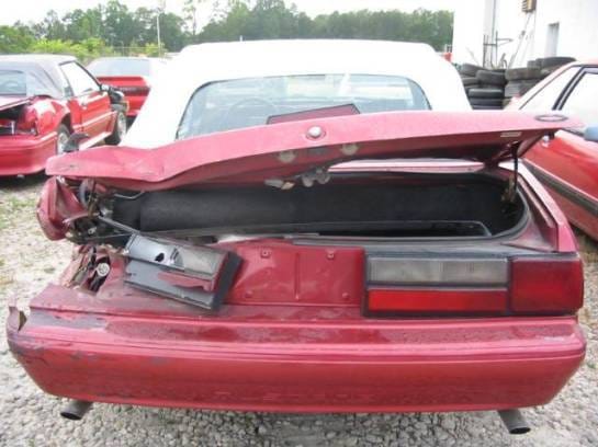 87-93 Ford Mustang Convertible 5 Automatic - Red thumbnail 5