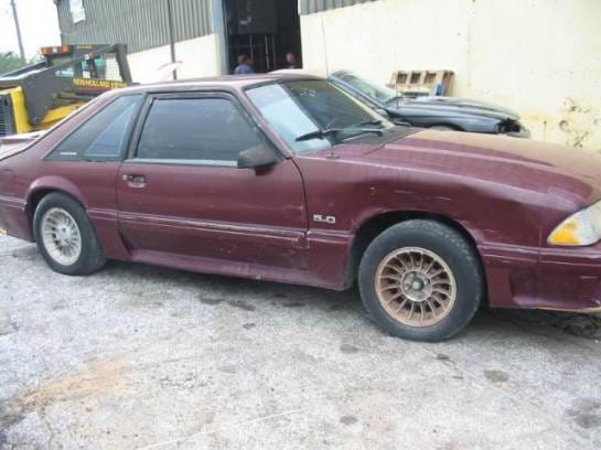 87-93 Ford Mustang Hatchback 5 Automatic - Red thumbnail 2