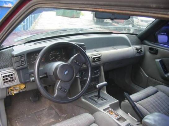 87-93 Ford Mustang Hatchback 5 Automatic - Red thumbnail 3