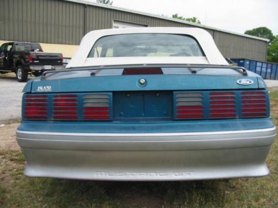 87-93 Ford Mustang Convertible 5 
 - Blue thumbnail 3