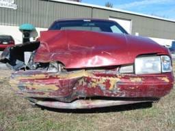 87-93 Ford Mustang Hatchback 5 Manual - Red