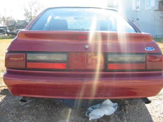 87-93 Ford Mustang Hatchback 5 Manual - Red thumbnail 2