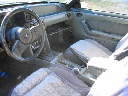 87-93 Ford Mustang Hatchback 5 Manual - Red thumbnail 3