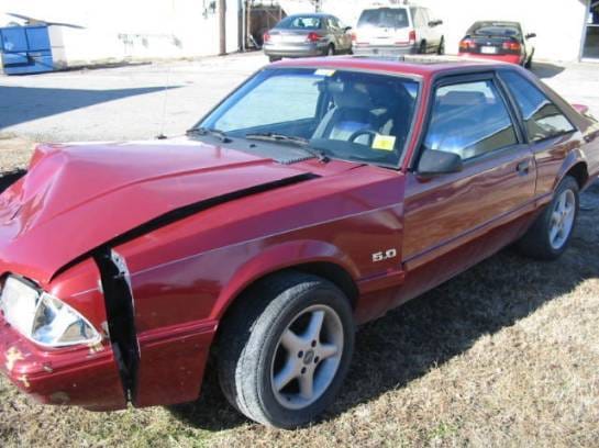 87-93 Ford Mustang Hatchback 5 Manual - Red thumbnail 5