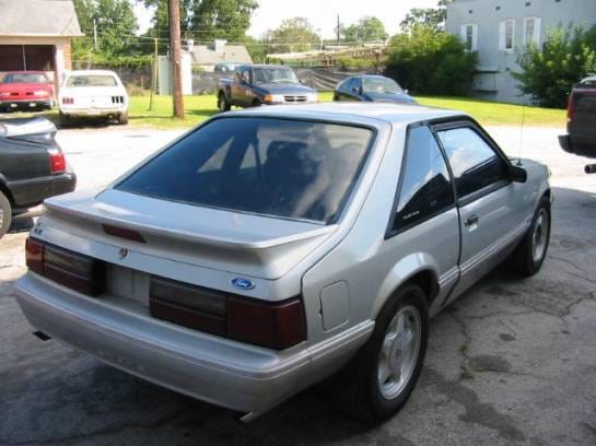 87-93 Ford Mustang Hatchback 5 Manual - Silver thumbnail 2