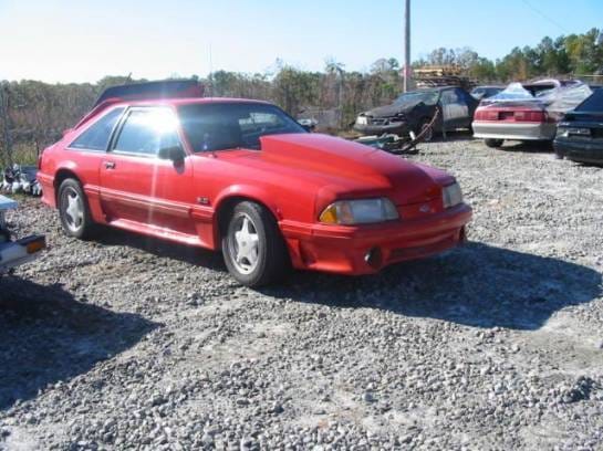 87-93 Ford Mustang Hatchback 5 Manual - Red