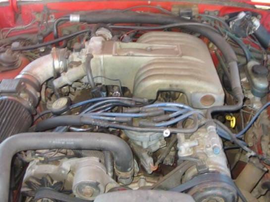 87-93 Ford Mustang Hatchback 5 Manual - Red thumbnail 2