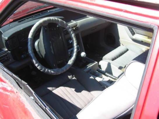 87-93 Ford Mustang Hatchback 5 Manual - Red thumbnail 2