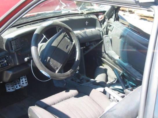 87-93 Ford Mustang Hatchback 5 Manual - Red thumbnail 2