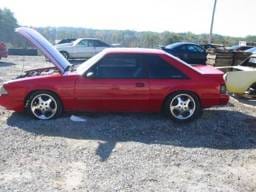87-93 Ford Mustang Hatchback 5 Manual - Red