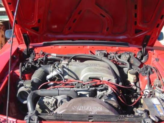 87-93 Ford Mustang Hatchback 5 Manual - Red thumbnail 2