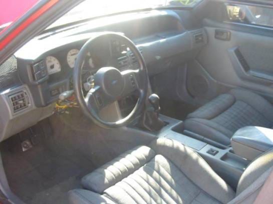 87-93 Ford Mustang Hatchback 5 Manual - Red thumbnail 3