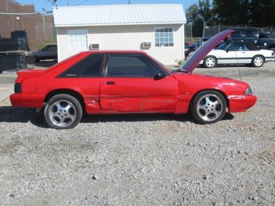 87-93 Ford Mustang Hatchback 5 Manual - Red thumbnail 4