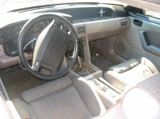 87-93 Ford Mustang Hatchback 5 Manual - Red thumbnail 3