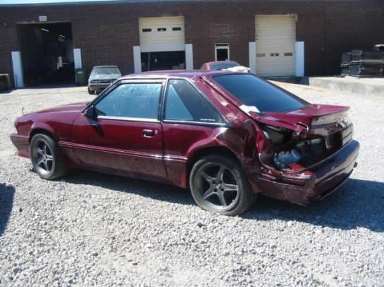 87-93 Ford Mustang Hatchback 5 Manual - Red thumbnail 2