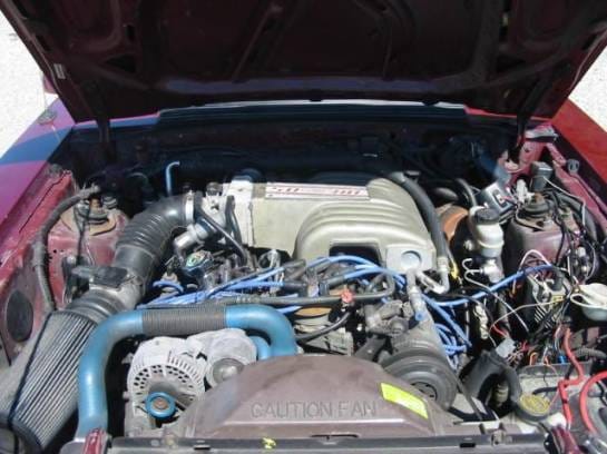 87-93 Ford Mustang Hatchback 5 Manual - Red thumbnail 4