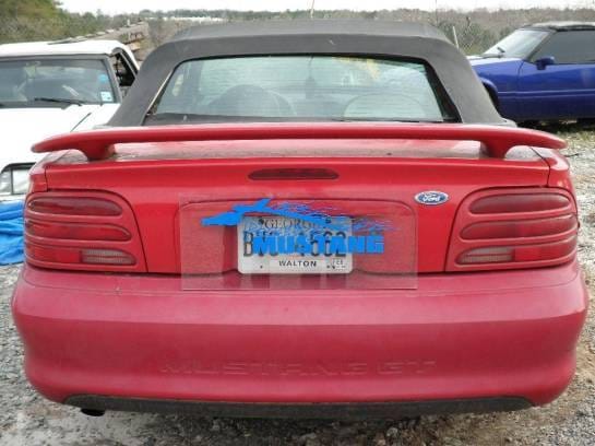 94-98 Ford Mustang Convertible 5 Automatic - Red thumbnail 3