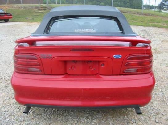 94-98 Ford Mustang Convertible 5 Automatic - Red thumbnail 5