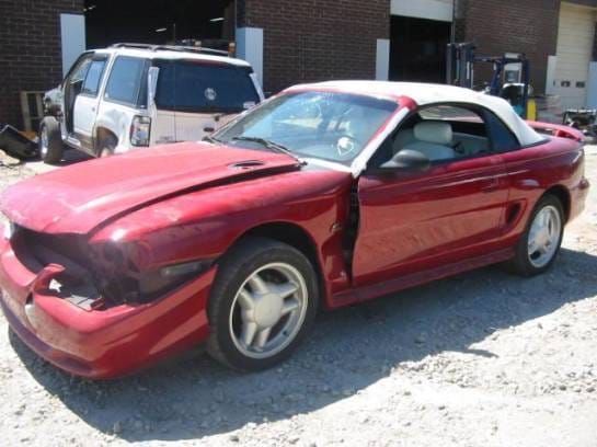 94-98 Ford Mustang Convertible 5 Automatic - Red thumbnail 3