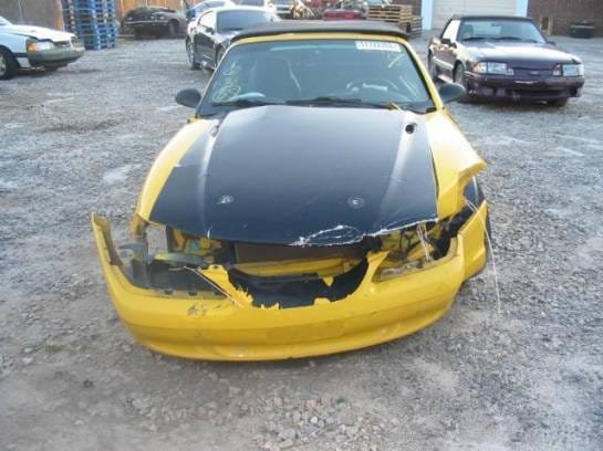 94-98 Ford Mustang Convertible 5 Manual - Yellow thumbnail 2