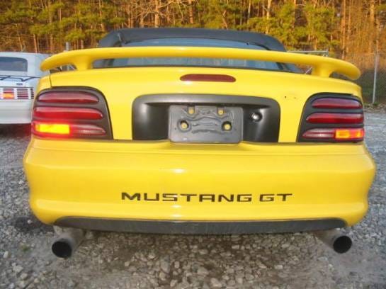 94-98 Ford Mustang Convertible 5 Manual - Yellow thumbnail 3