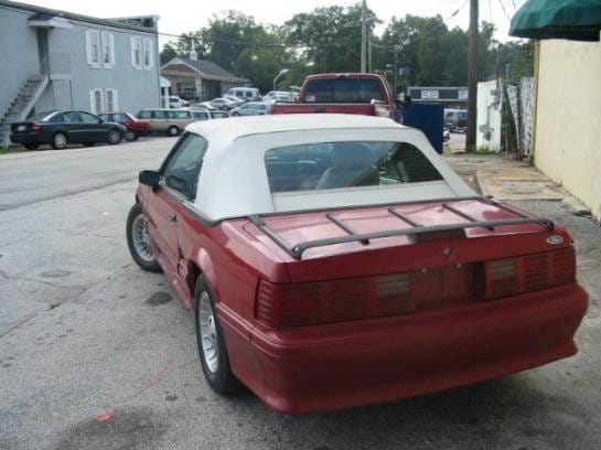 87-93 Ford Mustang Convertible 5 Automatic - Red thumbnail 3