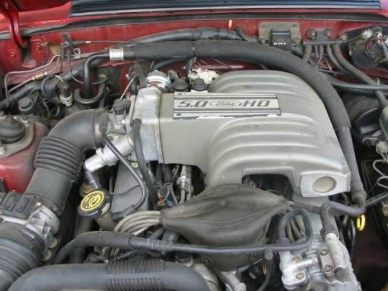 87-93 Ford Mustang Convertible 5 Automatic - Red thumbnail 5
