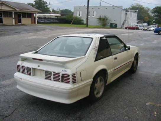 87-93 Ford Mustang Hatchback 5 manual - white thumbnail 3