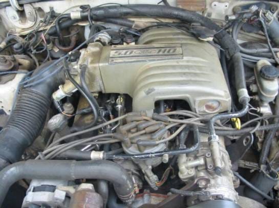 87-93 Ford Mustang Hatchback 5 manual - white thumbnail 5