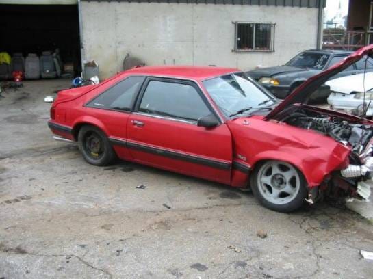 87-93 Ford Mustang Hatchback 5 Automatic - Red thumbnail 2