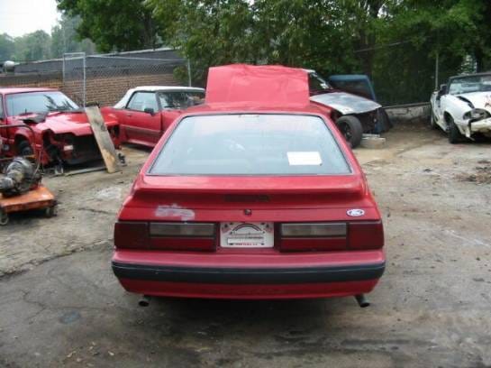87-93 Ford Mustang Hatchback 5 Automatic - Red thumbnail 3
