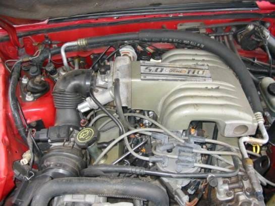 87-93 Ford Mustang Hatchback 5 Automatic - Red thumbnail 4