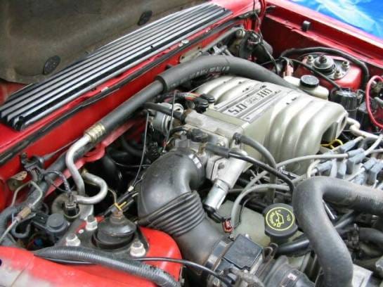 87-93 Ford Mustang Hatchback 5 Automatic - Red thumbnail 3