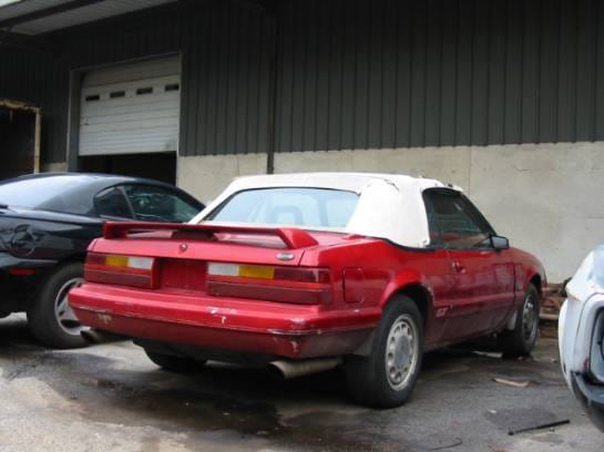 87-93 Ford Mustang Convertible 5 N/A - Red thumbnail 2