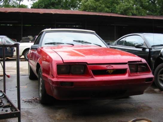 87-93 Ford Mustang Convertible 5 N/A - Red thumbnail 3