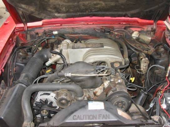 87-93 Ford Mustang Convertible 5 N/A - Red thumbnail 4