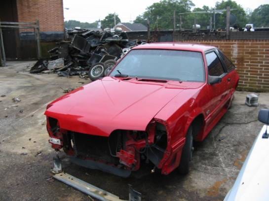 87-93 Ford Mustang Hatchback 5 Manual - Red