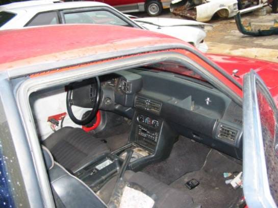 87-93 Ford Mustang Hatchback 5 Manual - Red thumbnail 3