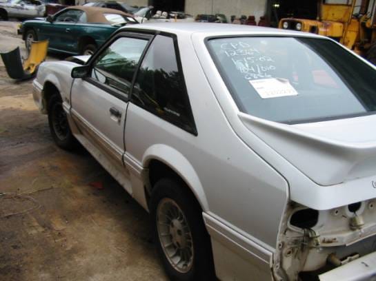 87-93 Ford Mustang Hatchback 5 Manual - White thumbnail 4