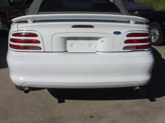 94-98 Ford Mustang Convertible 5 Manual - White thumbnail 5