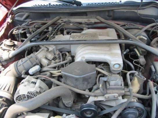 94-98 Ford Mustang Convertible 5 Automatic - Red thumbnail 4