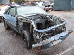 87-93 Ford Mustang Hatchback   - Blue