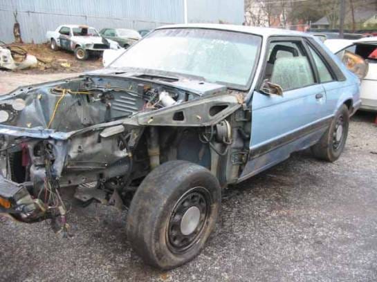 87-93 Ford Mustang Hatchback   - Blue thumbnail 2