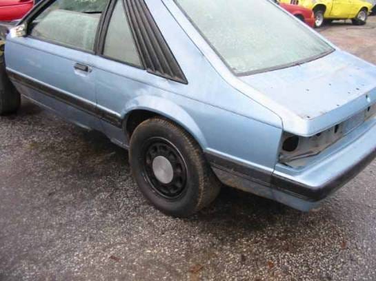 87-93 Ford Mustang Hatchback   - Blue thumbnail 3