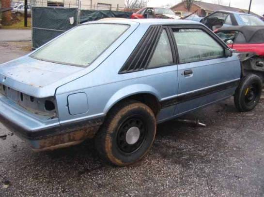 87-93 Ford Mustang Hatchback   - Blue thumbnail 4