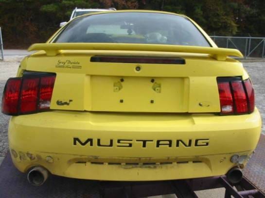 99-04 Ford Mustang Coupe  Manual - Yellow thumbnail 3